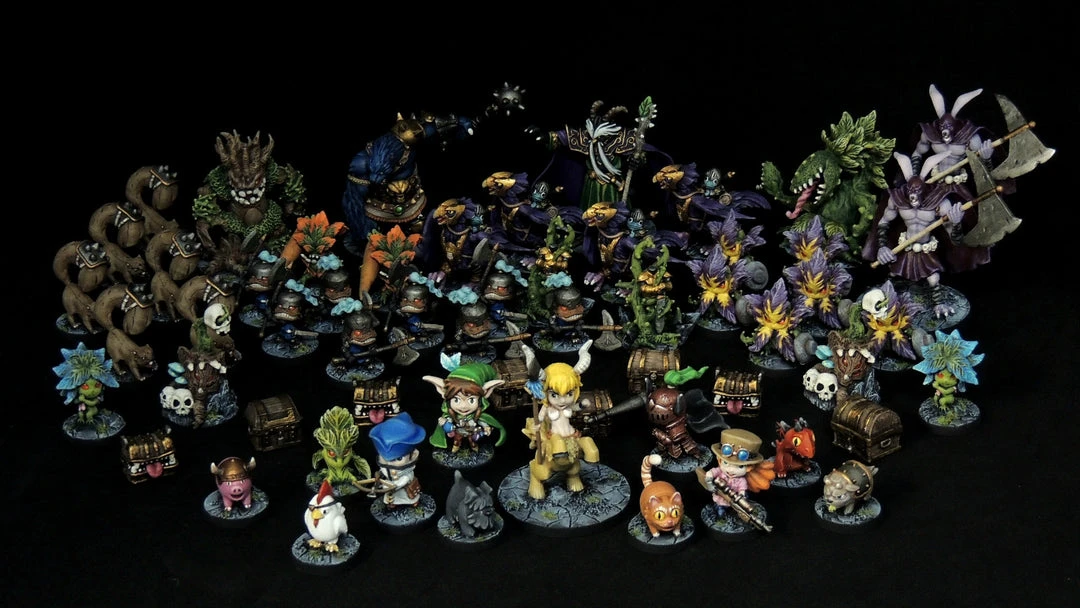 Four Realms Of Chaos Pre-Painted - Super Dungeon Explore: Forgotten King (Deluxe Quality) 1 Four Realms Of Chaos Pre-Painted - Super Dungeon Explore: Forgotten King (Deluxe Quality)