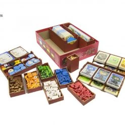 Gaming Trunk - Settlers Organizer For Catan (Walnut)