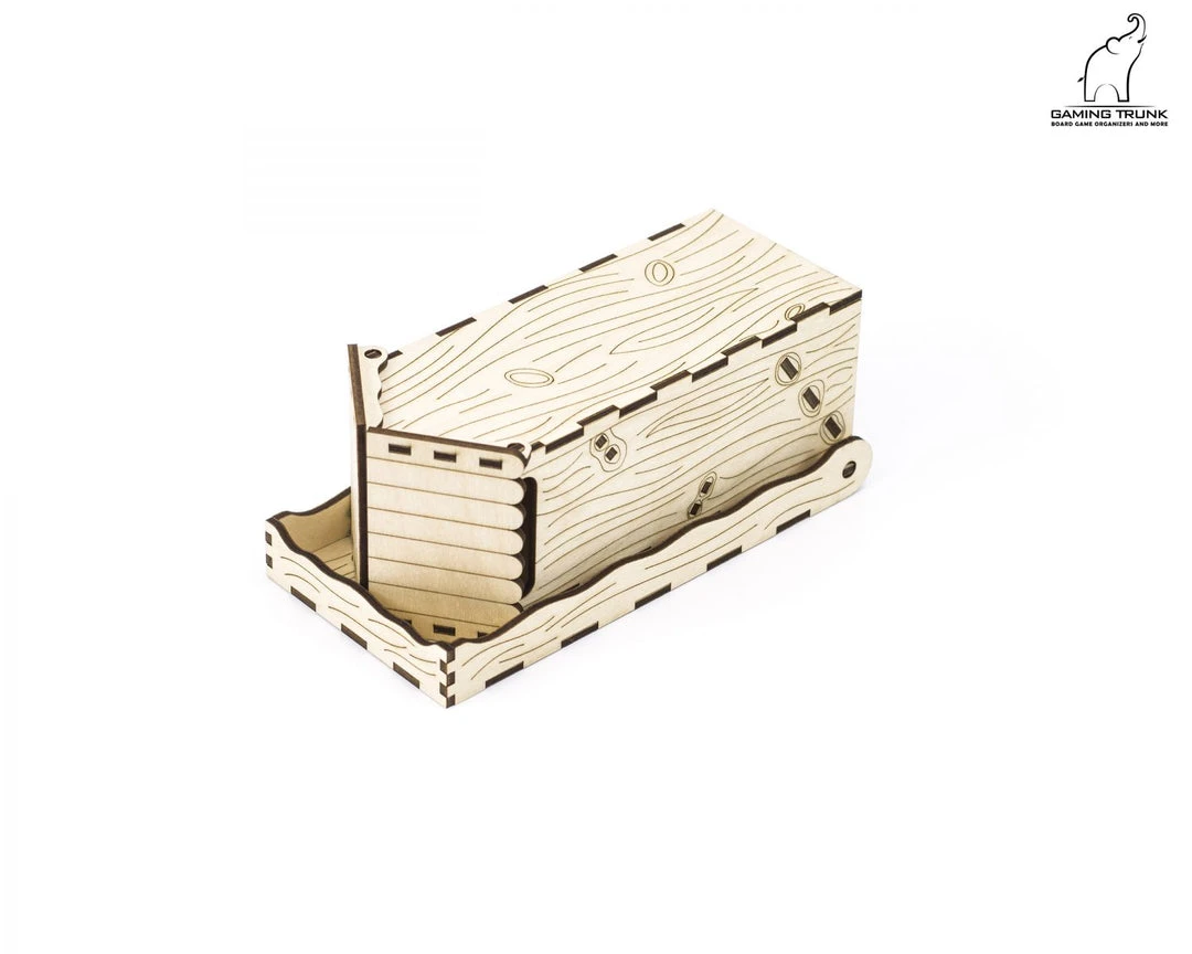 Gaming Trunk - Chickadee Dice Tower (Natural Unstained) 5 Gaming Trunk - Chickadee Dice Tower (Natural Unstained)