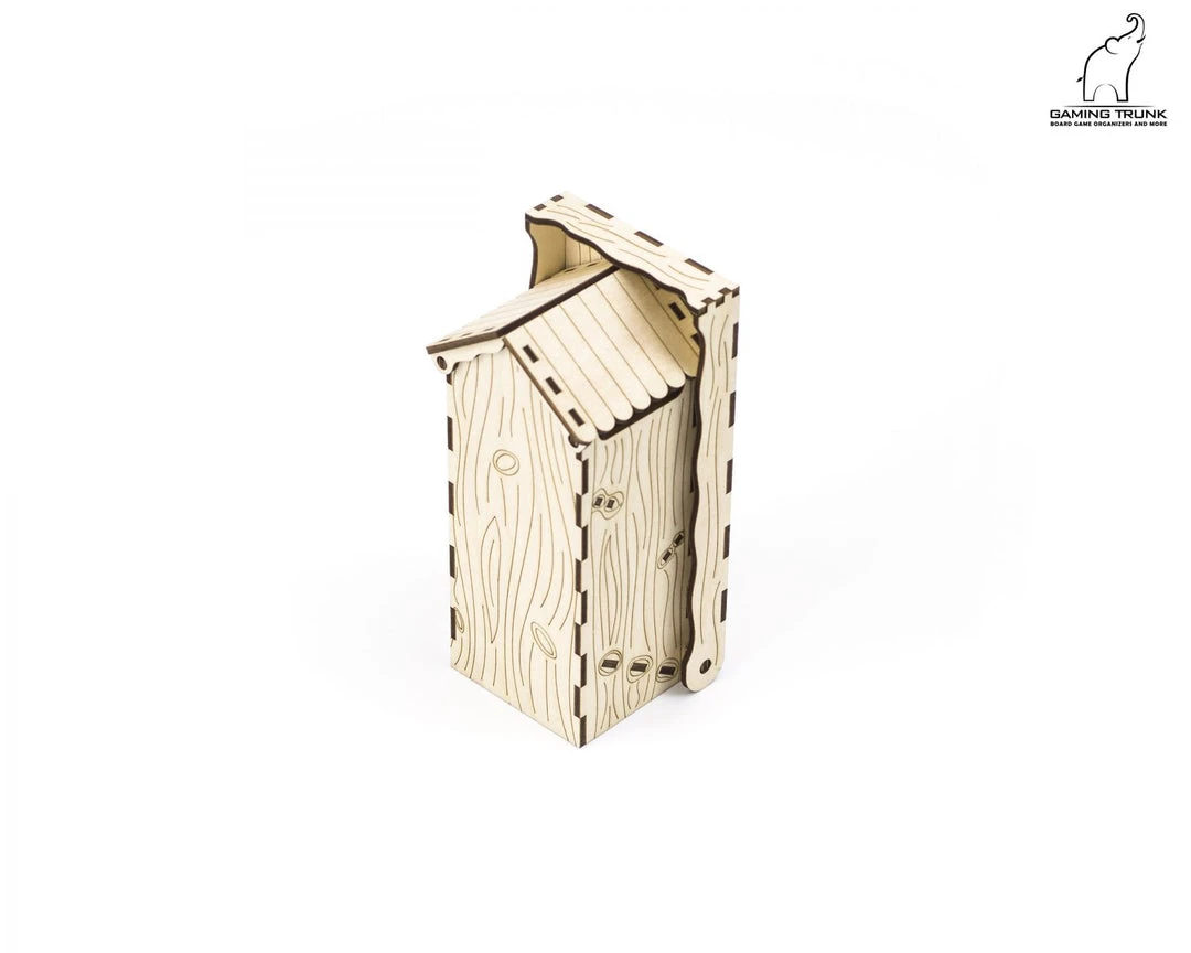 Gaming Trunk - Chickadee Dice Tower (Natural Unstained) 6 Gaming Trunk - Chickadee Dice Tower (Natural Unstained)