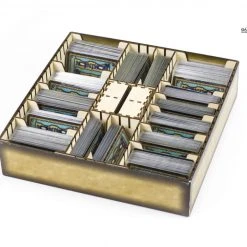 Gaming Trunk - Powerful Organizer For Dominion (Walnut. For Sleeved Cards)