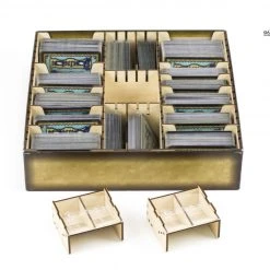 Gaming Trunk - Powerful Organizer For Dominion (Walnut. For Unsleeved Cards)