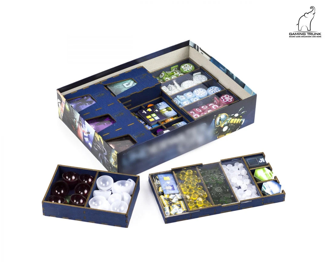Gaming Trunk - Underwater Colony Organizer For Underwater Cities (Blue) 1 Gaming Trunk - Underwater Colony Organizer For Underwater Cities (Blue)