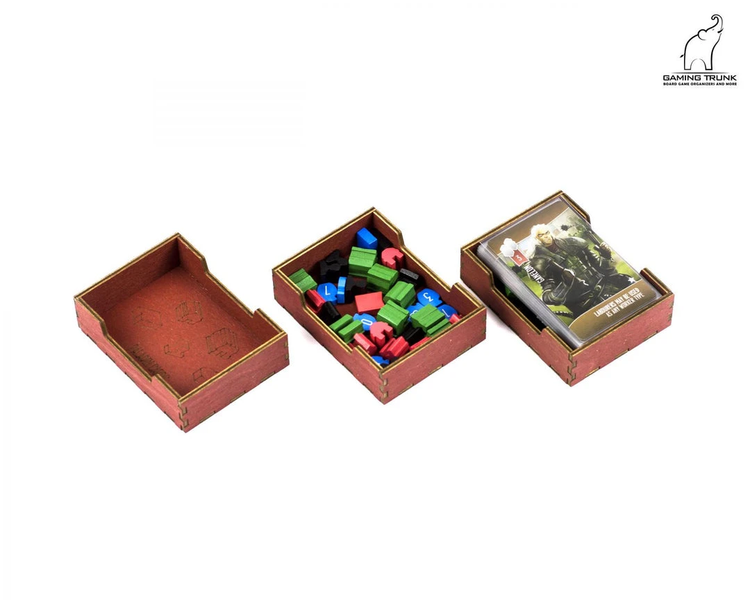 Gaming Trunk - Paladins Organizer For Paladins Of The West Kingdom (Red) 11 Gaming Trunk - Paladins Organizer For Paladins Of The West Kingdom (Red)