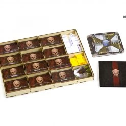 Gaming Trunk - Lion Jaws Organizer Compatible With Gloomhaven: Jaws Of The Lion (Natural Unstained) 28 Gaming Trunk - Lion Jaws Organizer Compatible With Gloomhaven: Jaws Of The Lion (Natural Unstained)