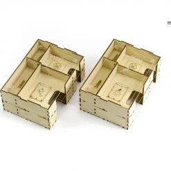 Gaming Trunk - Lion Jaws Organizer Compatible With Gloomhaven: Jaws Of The Lion (Natural Unstained) 34 Gaming Trunk - Lion Jaws Organizer Compatible With Gloomhaven: Jaws Of The Lion (Natural Unstained)