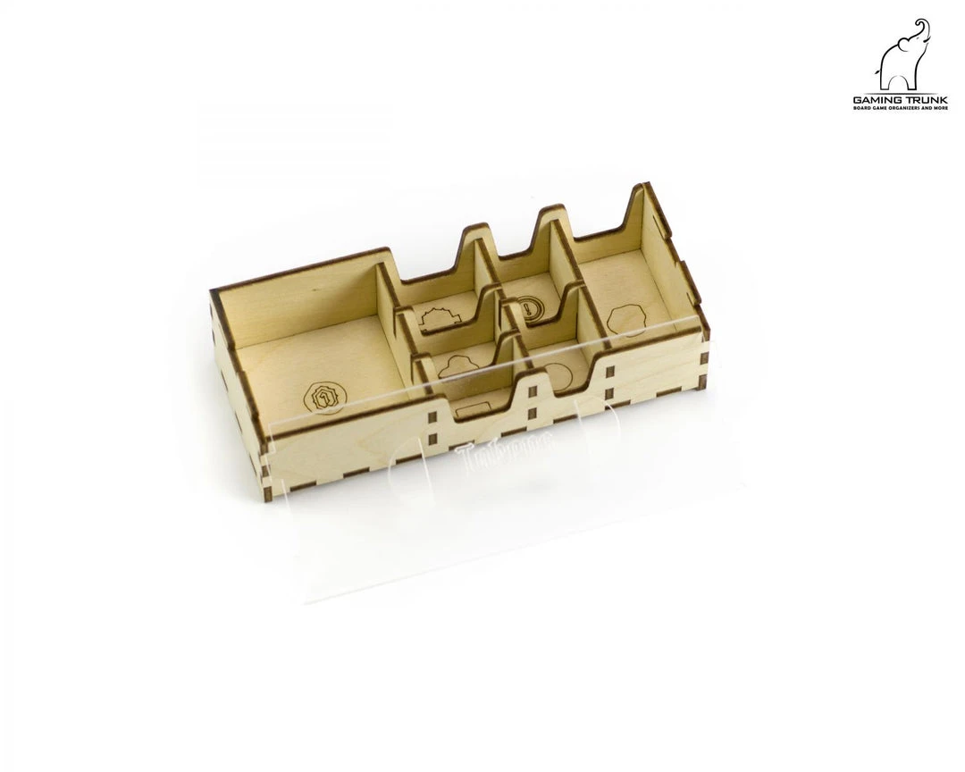 Gaming Trunk - Lion Jaws Organizer Compatible With Gloomhaven: Jaws Of The Lion (Natural Unstained) 17 Gaming Trunk - Lion Jaws Organizer Compatible With Gloomhaven: Jaws Of The Lion (Natural Unstained)