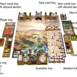 Gaming Trunk - Arnak Organizer For Lost Ruins Of Arnak (Natural Unstained) 20 Gaming Trunk - Arnak Organizer For Lost Ruins Of Arnak (Natural Unstained)