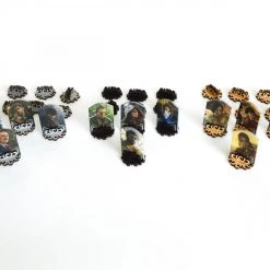 Gaming Trunk - Investigator Stands For Eldritch Horror And Arkham Horror (Black) (Sets Of 5)