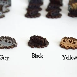 Gaming Trunk - Investigator Stands For Eldritch Horror And Arkham Horror (Black) (Sets Of 5)