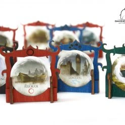 Gaming Trunk - Gate Markers For Eldritch Horror And Arkham Horror (Red) (Sets Of 5)