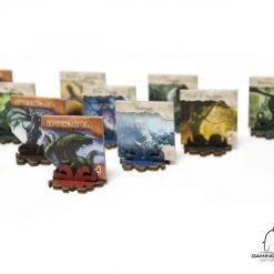 Gaming Trunk - Monster Stands For Eldritch Horror And Arkham Horror (Green) (Sets Of 5)