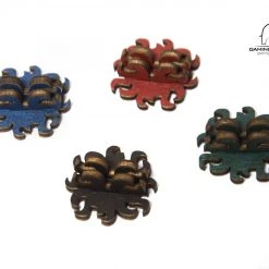 Gaming Trunk - Monster Stands For Eldritch Horror And Arkham Horror (Green) (Sets Of 5)