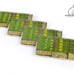 Gaming Trunk - Acrylic Overlay With A Backboard For Clans Of Caledonia Player Board. A Set Of Four (for First Edition Of The Game)