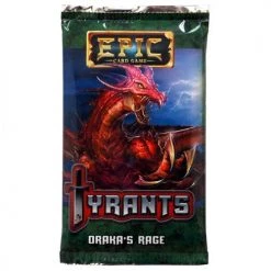 White Wizard Games Epic Card Game: Tyrants - Draka's Rage Pack Board Games