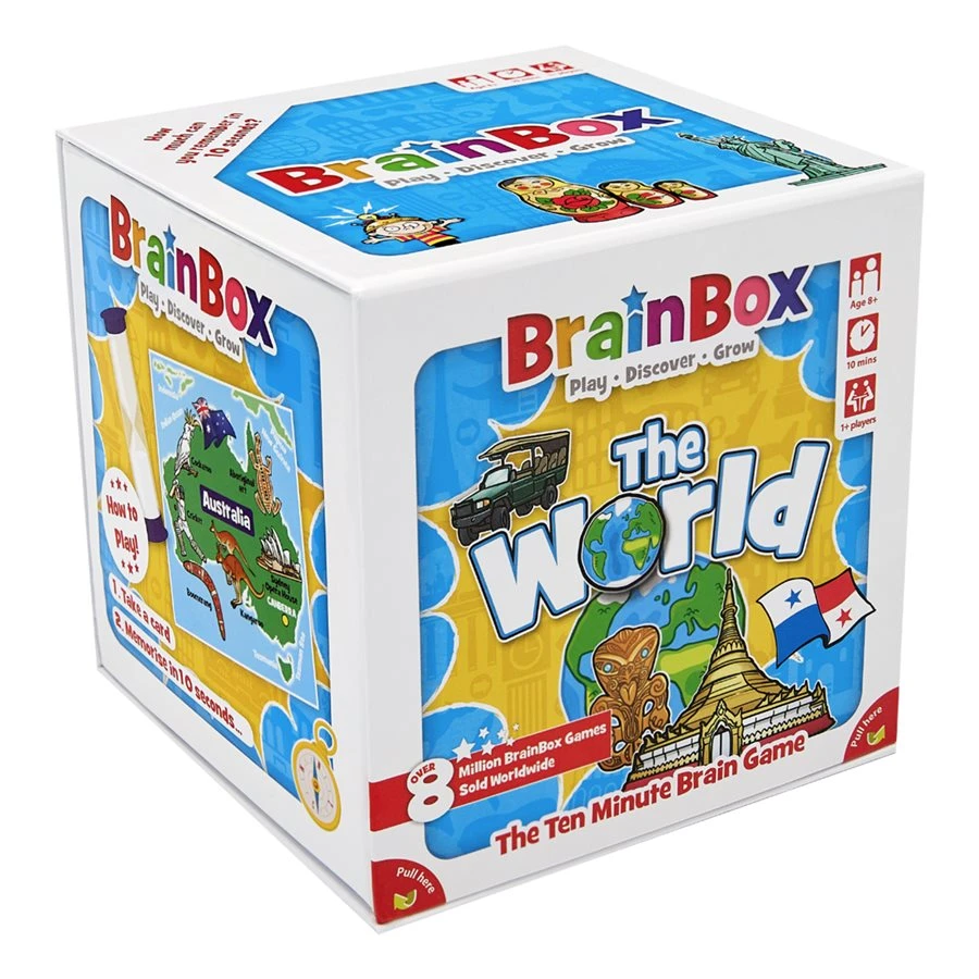 Green Board Game Co. Board Games BrainBox: World *PRE-ORDER* 1 Green Board Game Co. Board Games BrainBox: World *PRE-ORDER*