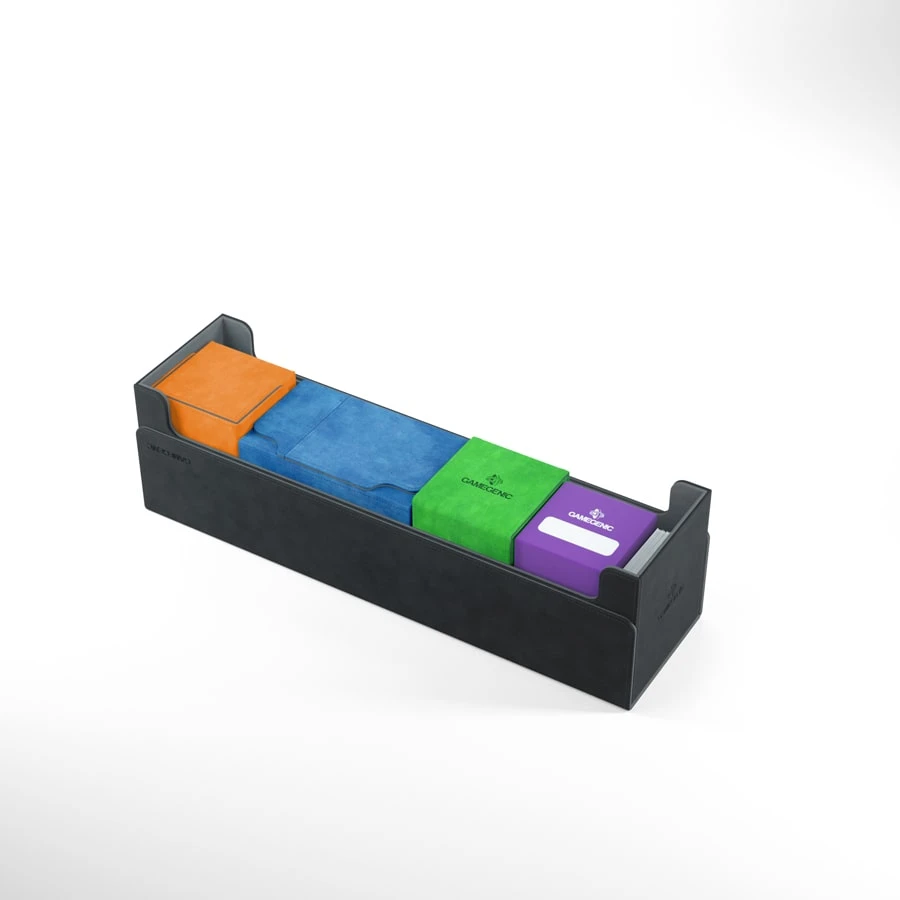 Gamegenic: Dungeon Convertible Deck Box - Black (550ct) Deck Boxes 3 Gamegenic: Dungeon Convertible Deck Box - Black (550ct) Deck Boxes