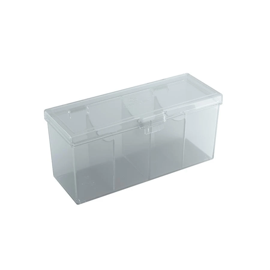 Gamegenic: Fourtress Deck Box - Clear (320ct) 1 Gamegenic: Fourtress Deck Box - Clear (320ct)