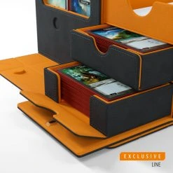 Deck Boxes Gamegenic: Games Lair Convertible Deck Box - Black/Oranage (600ct)