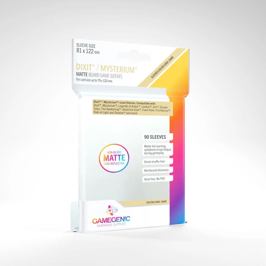 Gamegenic - Matte Dixit Sleeves (90) Jun 20-26, 2022 1 Gamegenic - Matte Dixit Sleeves (90) Jun 20-26, 2022