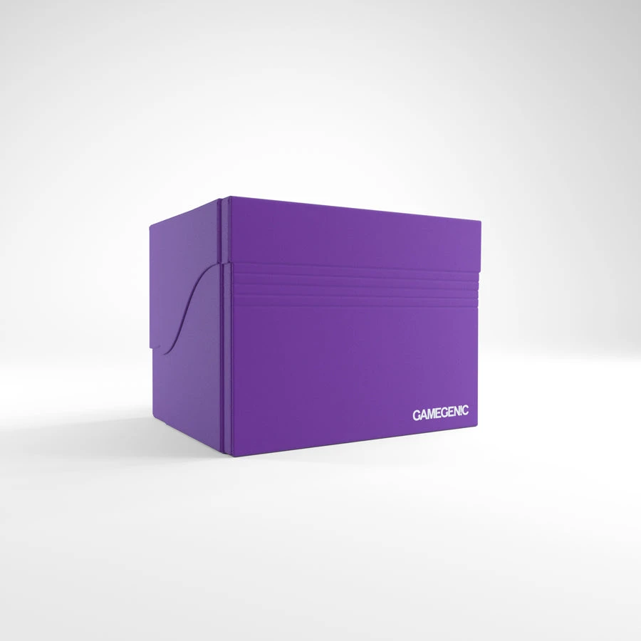 Gamegenic: Side Holder XL Deck Box - Purple (100ct) Deck Boxes 2 Gamegenic: Side Holder XL Deck Box - Purple (100ct) Deck Boxes