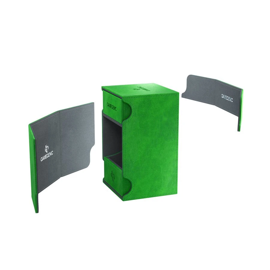 Gamegenic: Watchtower Convertible Deck Box - Green (100ct) Deck Boxes 4 Gamegenic: Watchtower Convertible Deck Box - Green (100ct) Deck Boxes