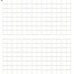 GMT Games Accessories Blank Counter Sheet 1/2 Inch (White)