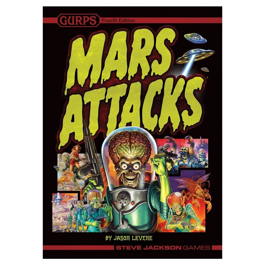 Steve Jackson Games Gurps - Mars Attacks Board Games 1 Steve Jackson Games Gurps - Mars Attacks Board Games