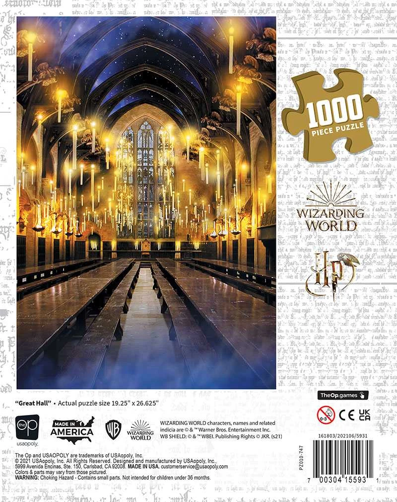 All Sale Items Puzzle - USAopoly - Harry Potter "Great Hall" (1000 Pieces) 4 All Sale Items Puzzle - USAopoly - Harry Potter "Great Hall" (1000 Pieces)