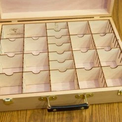 The Broken Token Broken Token - Unfinished Wooden Artist Case And Organizer Set (WAC001)