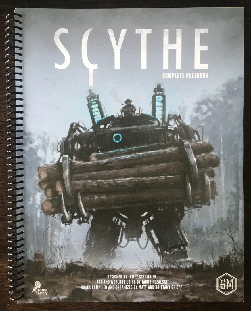 Stonemaier Games Scythe Complete Rulebook (Spiralbound) Jun 27-Jul 3, 2022 1 Stonemaier Games Scythe Complete Rulebook (Spiralbound) Jun 27-Jul 3, 2022