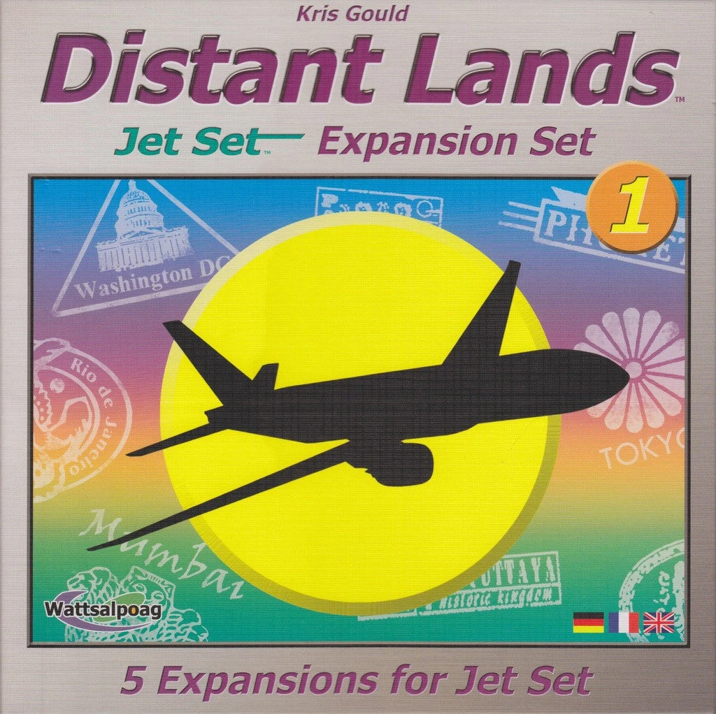 Wattsalpoag Games Board Games Jet Set: Distant Lands - Expansion Set 1 1 Wattsalpoag Games Board Games Jet Set: Distant Lands - Expansion Set 1