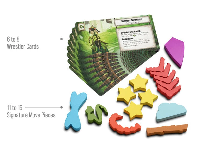 BoardGameTables.com Kabuto Sumo: Insect All-Stars 2 BoardGameTables.com Kabuto Sumo: Insect All-Stars