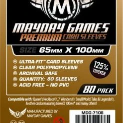 Mayday Games May 16-22, 2022 Mayday Sleeves - Magnum Ultra-Fit "7 Wonders" Card Sleeves - Premium