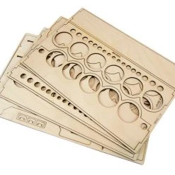 The Broken Token Broken Token - Modular Paint Rack - Straight - 35mm Pot Style Jars