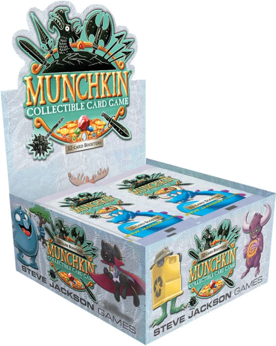Steve Jackson Games Munchkin Collectible Card Game: Booster Box Board Games 1 Steve Jackson Games Munchkin Collectible Card Game: Booster Box Board Games