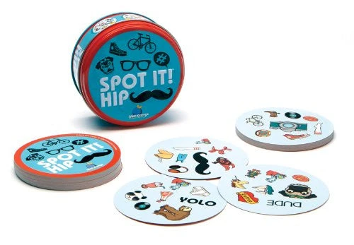Blue Orange Games Board Games Spot It! HIP 1 Blue Orange Games Board Games Spot It! HIP