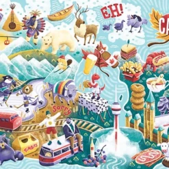 Accessories Arcadia Puzzles - Canada Eh! Jigsaw Puzzle (1000 Pieces)