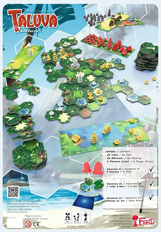 Ferti Taluva Deluxe Board Games 2 Ferti Taluva Deluxe Board Games