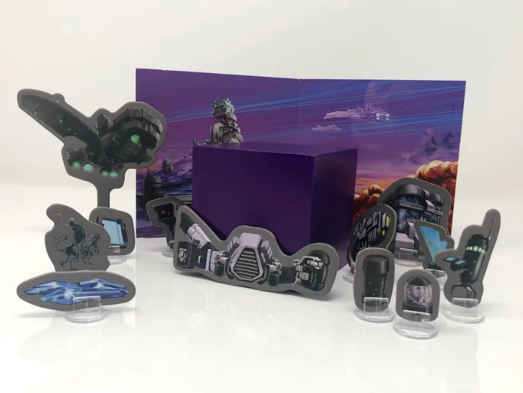 Board Games Top Shelf Fun - CUBE #2 - Sci-Fi 4 Board Games Top Shelf Fun - CUBE #2 - Sci-Fi