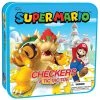 The Op Board Games Checkers & Tic Tac Toe - Super Mario Vs. Bowser