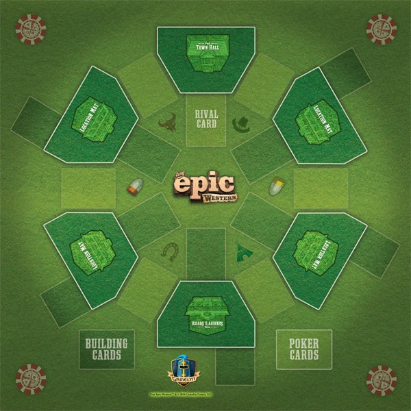 Gamelyn Games Board Games Tiny Epic Western - Playmat 1 Gamelyn Games Board Games Tiny Epic Western - Playmat