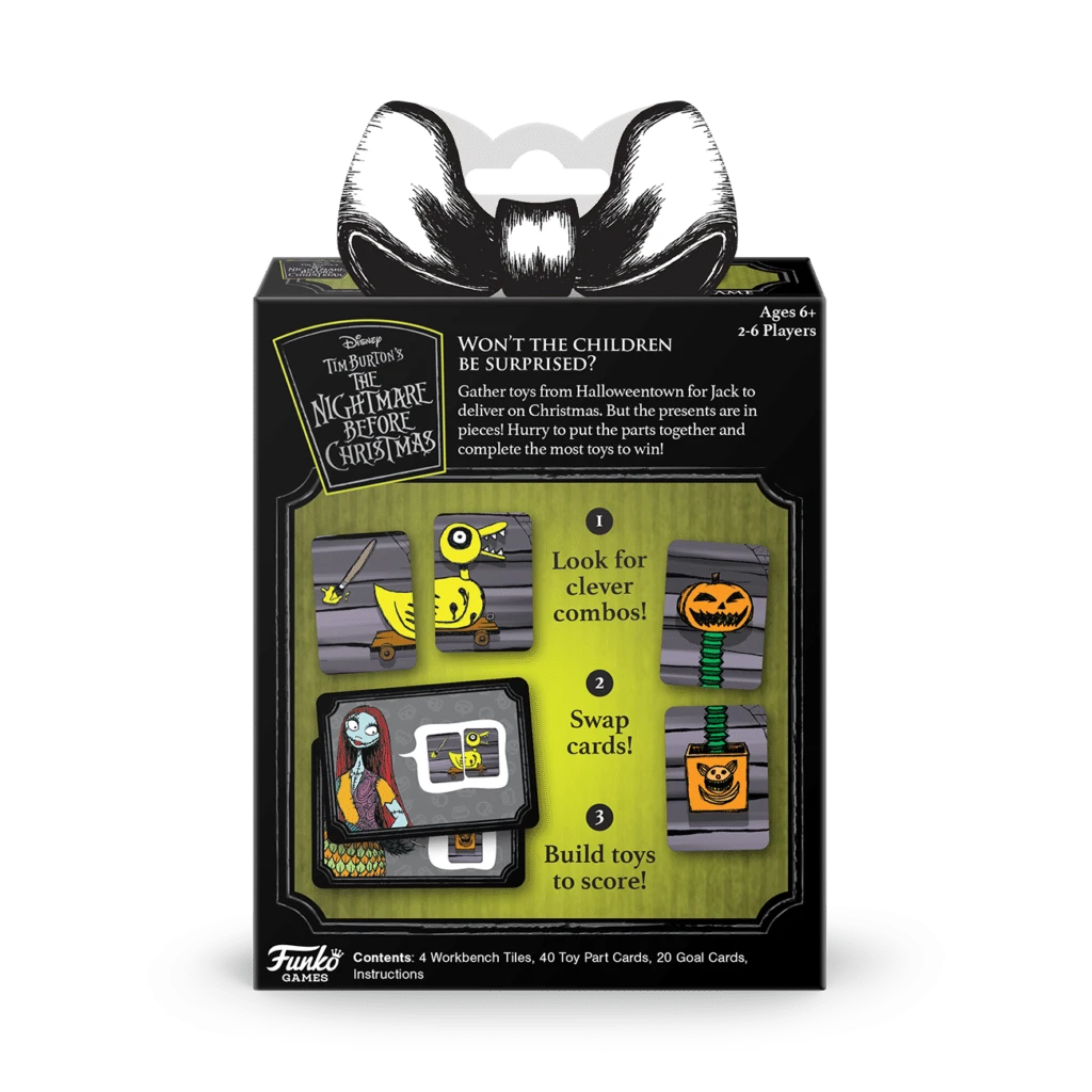 Funko Games Tim Burton's The Nightmare Before Christmas: Making Christmas Card Game Board Games 2 Funko Games Tim Burton's The Nightmare Before Christmas: Making Christmas Card Game Board Games