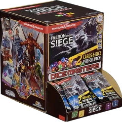 WizKids Games Dungeons & Dragons Dice Masters: Faerûn Under Siege - 90 Count Gravity Feed Board Games