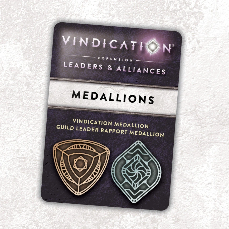 Orange Nebula Board Games Vindication: Leaders & Alliances - Medallion Upgrades 1 Orange Nebula Board Games Vindication: Leaders & Alliances - Medallion Upgrades