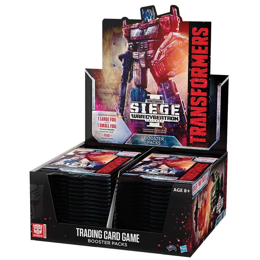 Wizards Of The Coast Board Games Transformers TCG: Wave 3 War For Cybertron - Siege 1 - Booster Display 1 Wizards Of The Coast Board Games Transformers TCG: Wave 3 War For Cybertron - Siege 1 - Booster Display