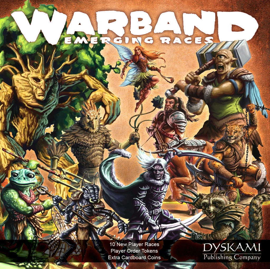 Dyskami Publishing Company Warband: Emerging Races Board Games 1 Dyskami Publishing Company Warband: Emerging Races Board Games