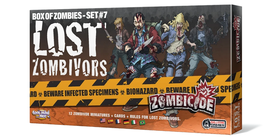Guillotine Games Zombicide Box Of Zombies Set #7: Lost Zombivors Board Games 1 Guillotine Games Zombicide Box Of Zombies Set #7: Lost Zombivors Board Games