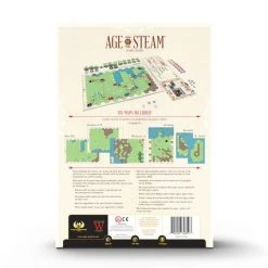 Eagle-Gryphon Games Board Games Age Of Steam Deluxe: KS Bundle 6 Eagle-Gryphon Games Board Games Age Of Steam Deluxe: KS Bundle