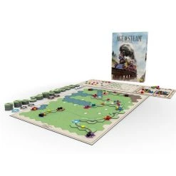 Eagle-Gryphon Games Board Games Age Of Steam Deluxe: KS Bundle 7 Eagle-Gryphon Games Board Games Age Of Steam Deluxe: KS Bundle